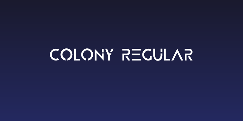 Colony Regular Social Header