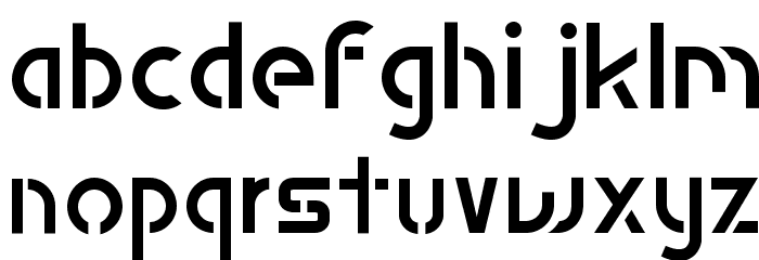 Colony Regular Font LOWERCASE
