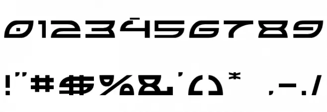 Colony Wars Normal Font OTHER CHARS