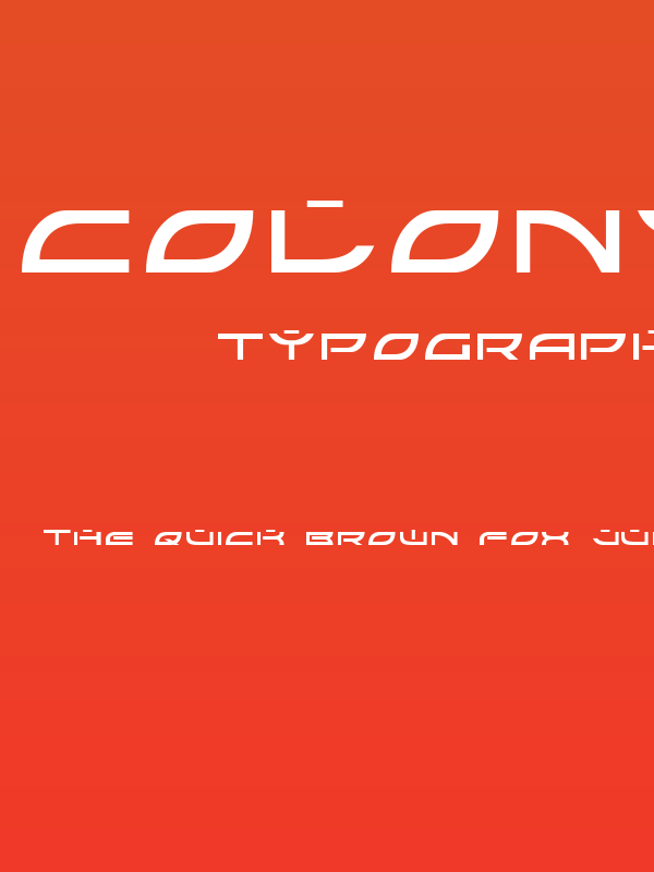 Colony Wars Normal Poster