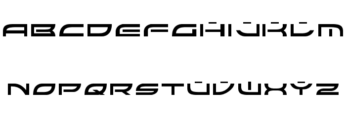 Colony Wars Normal Font LOWERCASE