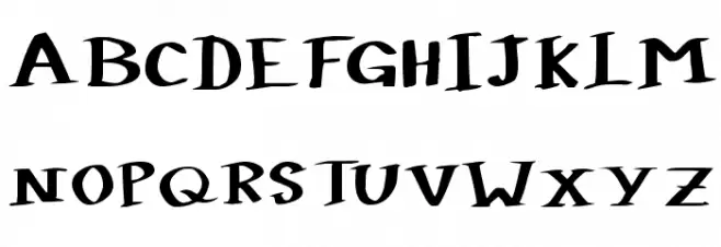 Colophon DBZ Polices MAJUSCULES