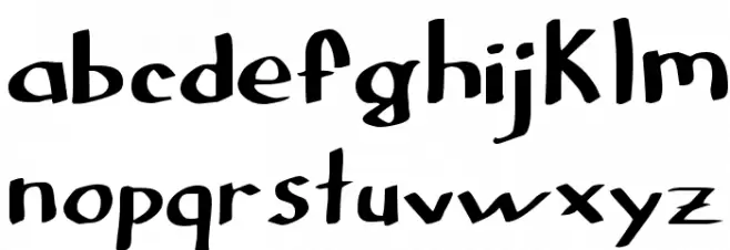 Colophon DBZ फ़ॉन्ट लोअरकेस