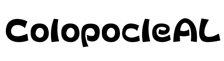 ColopocleAL  Descarca Fonturi Gratis