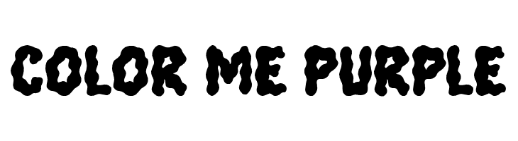 Color Me Purple  Frei Schriftart Herunterladen