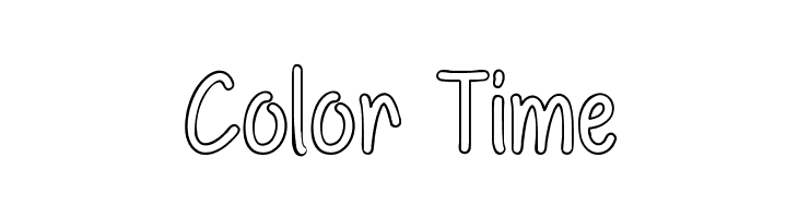 Color Time フォント
