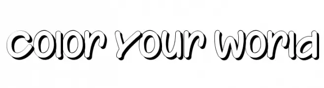 Color Your World  baixar fontes gratis