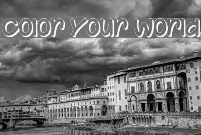 Color Your World Fuentes examples