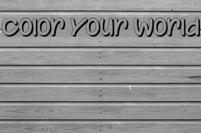 Color Your World Fuentes examples