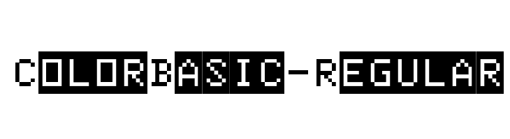 ColorBasic-Regular  لخطوط تنزيل