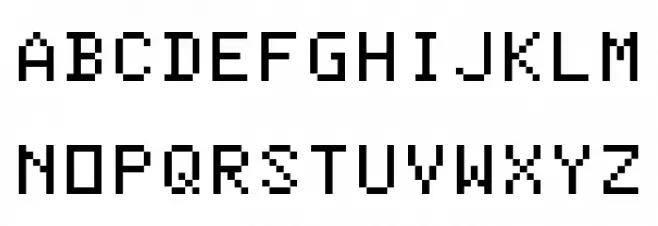 ColorBasic-Regular 字体 大写