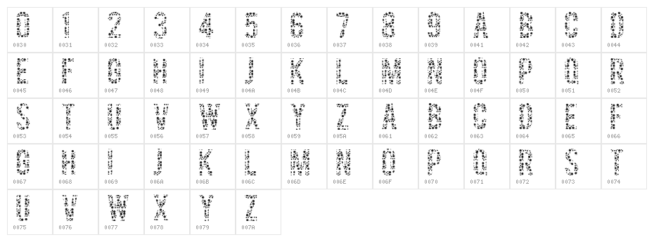 ColorBlind Character Map