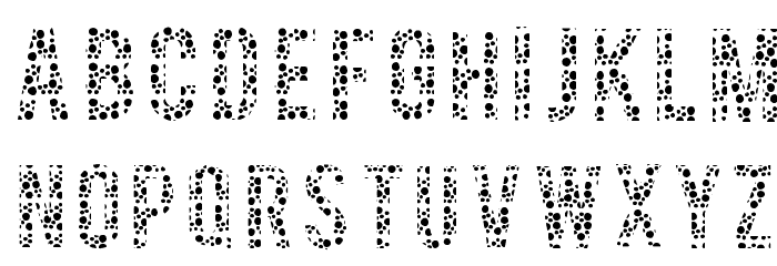 ColorBlind Font LOWERCASE