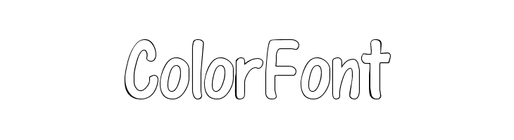 ColorFont Font