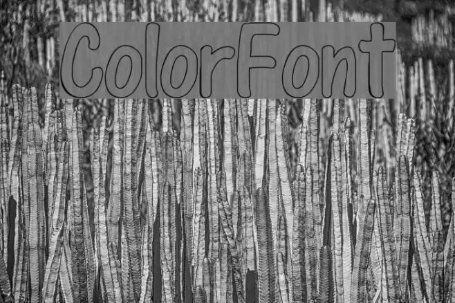 ColorFont Font examples
