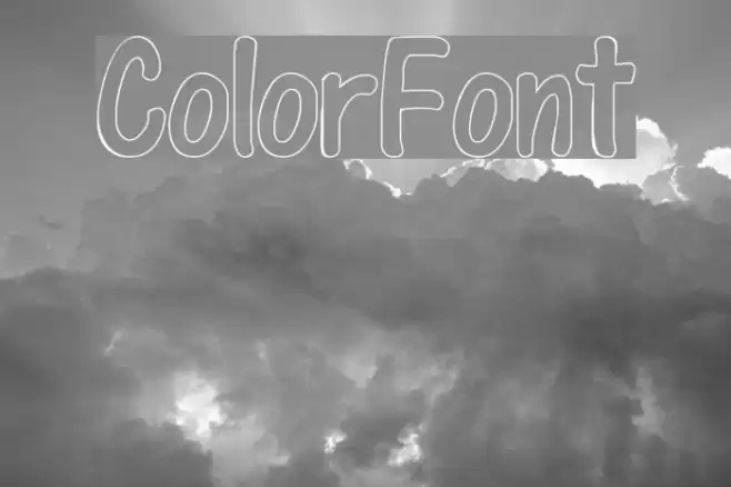 ColorFont Font examples