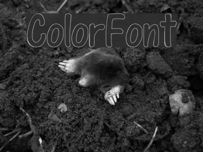 ColorFont Font examples