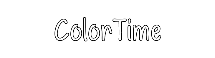 ColorTime Font