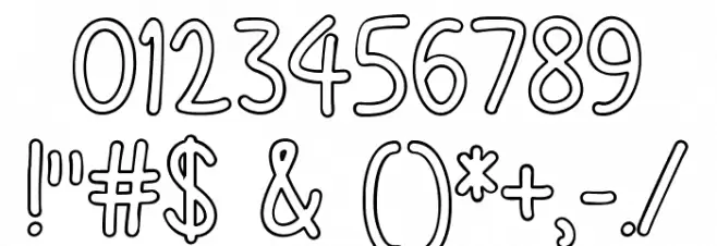 ColorTime Font OTHER CHARS