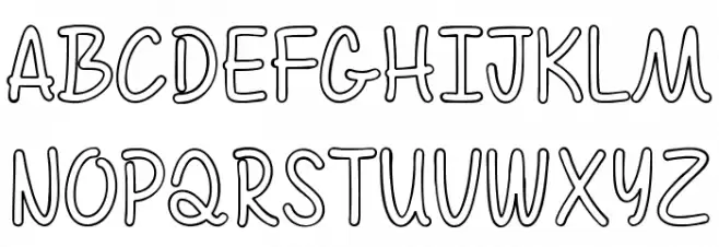 ColorTime Шрифта ВЕРХНИЙ