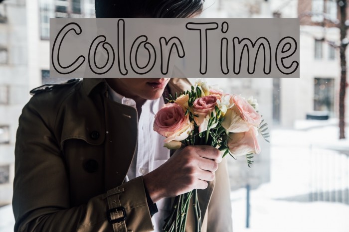 ColorTime Font examples