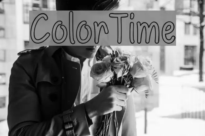 ColorTime Font examples