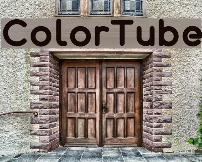 ColorTube Font examples