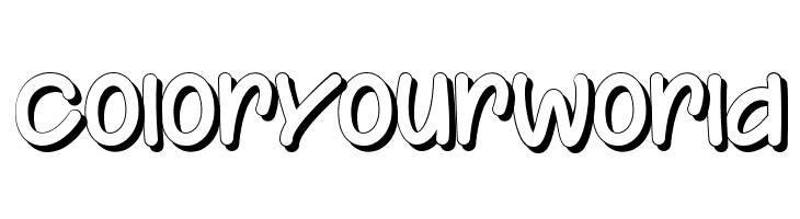 ColorYourWorld Fonte