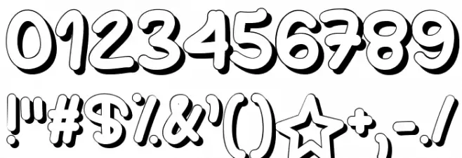 ColorYourWorld Font OTHER CHARS