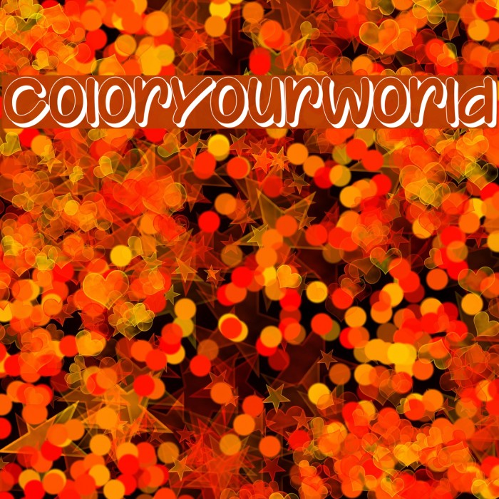 ColorYourWorld Caratteri examples