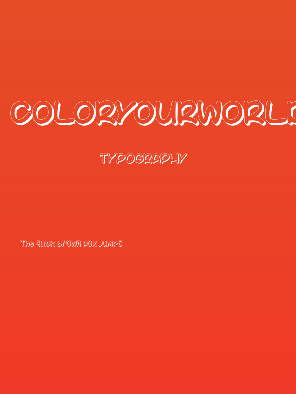 ColorYourWorld Poster