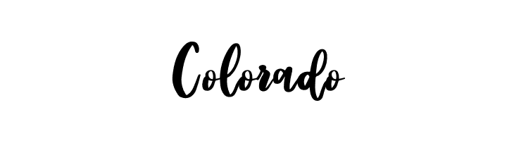 Colorado  नि: शुल्क फ़ॉन्ट्स डाउनलोड