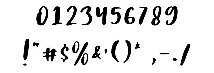 Colorado Font OTHER CHARS