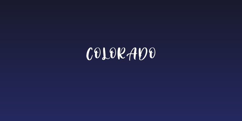 Colorado Social Header