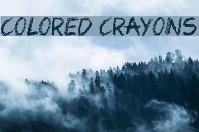 Colored Crayons Example 2