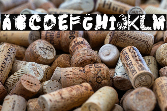 Colorful Decorative Alphabet Example 2