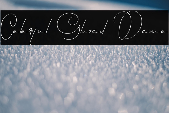 Colorful Glazed Demo Example 3