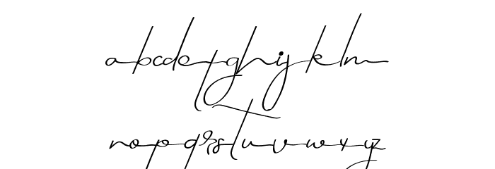 Colorful Glazed Demo Font LOWERCASE