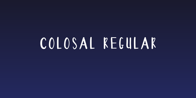Colosal Regular Social Header