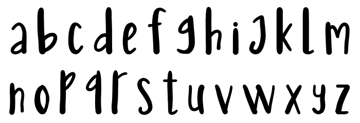 Colosal Regular Font LOWERCASE