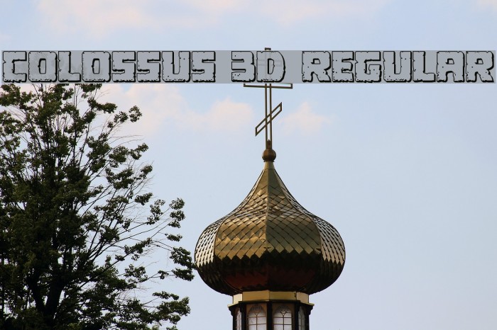 Colossus 3D Regular Example 1