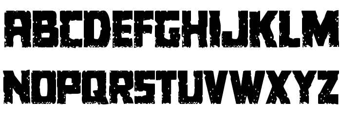 Colossus Condensed Font LOWERCASE