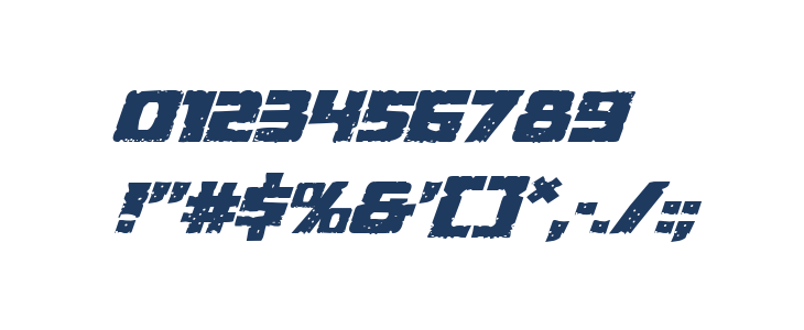 Colossus Expanded Italic Other Characters