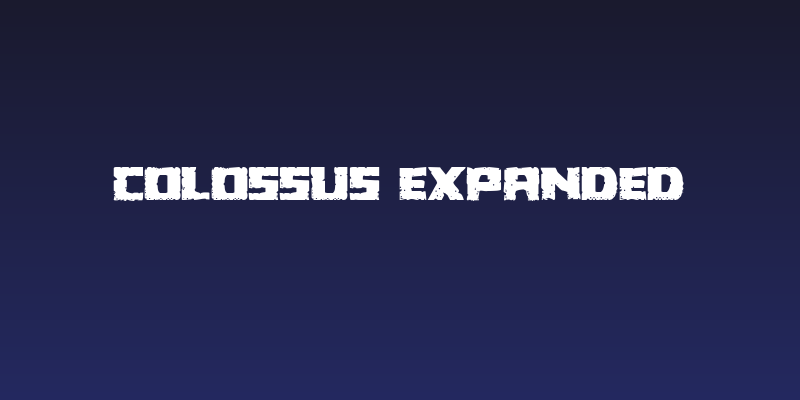 Colossus Expanded Social Header