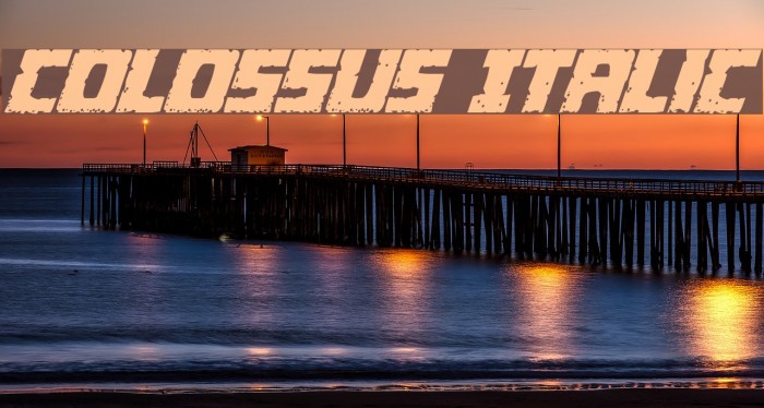 Colossus Italic Example 1