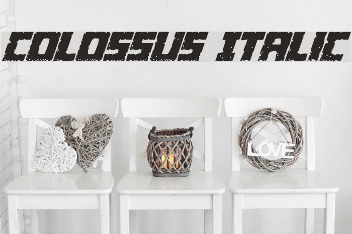 Colossus Italic Example 3