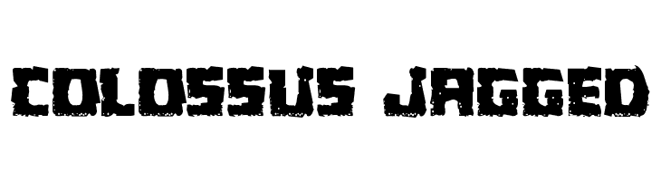 Colossus Jagged  नि: शुल्क फ़ॉन्ट्स डाउनलोड
