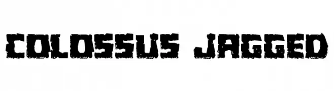 Colossus Jagged  Fuentes Gratis Descargar