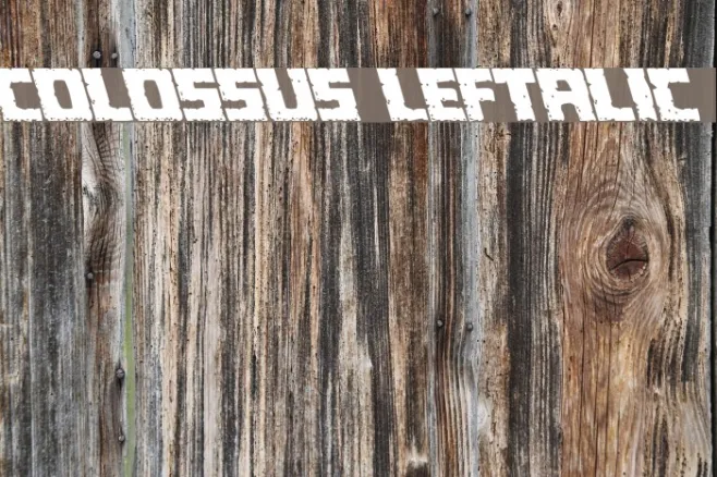 Colossus Leftalic Example 2