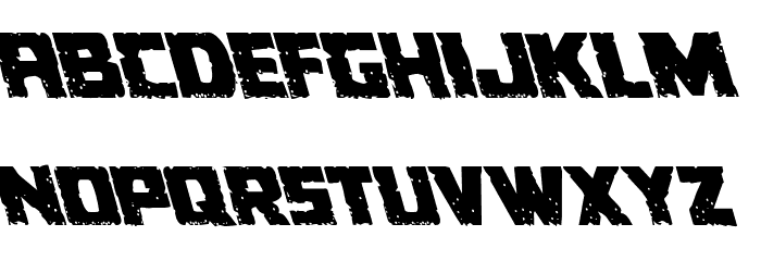 Colossus Leftalic Font LOWERCASE